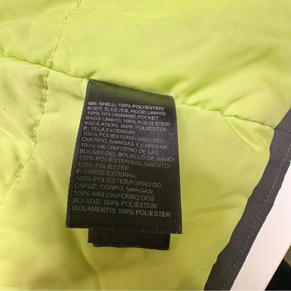 The North Face Girls Small 7-8 DryVent Hooded Windbreaker Jacket Purple Grey - Picture 5 of 7